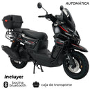 Moto Scooter XRoad Keeway Color Negro Motor Monocilindro 4 tiempos, 2 válvulas, Tanque 7.5 Automática.