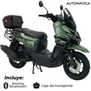 Moto Scooter XRoad Keeway Color Verde Motor Monocilindro 4 tiempos, 2 válvulas, Tanque 7.5 Automática.