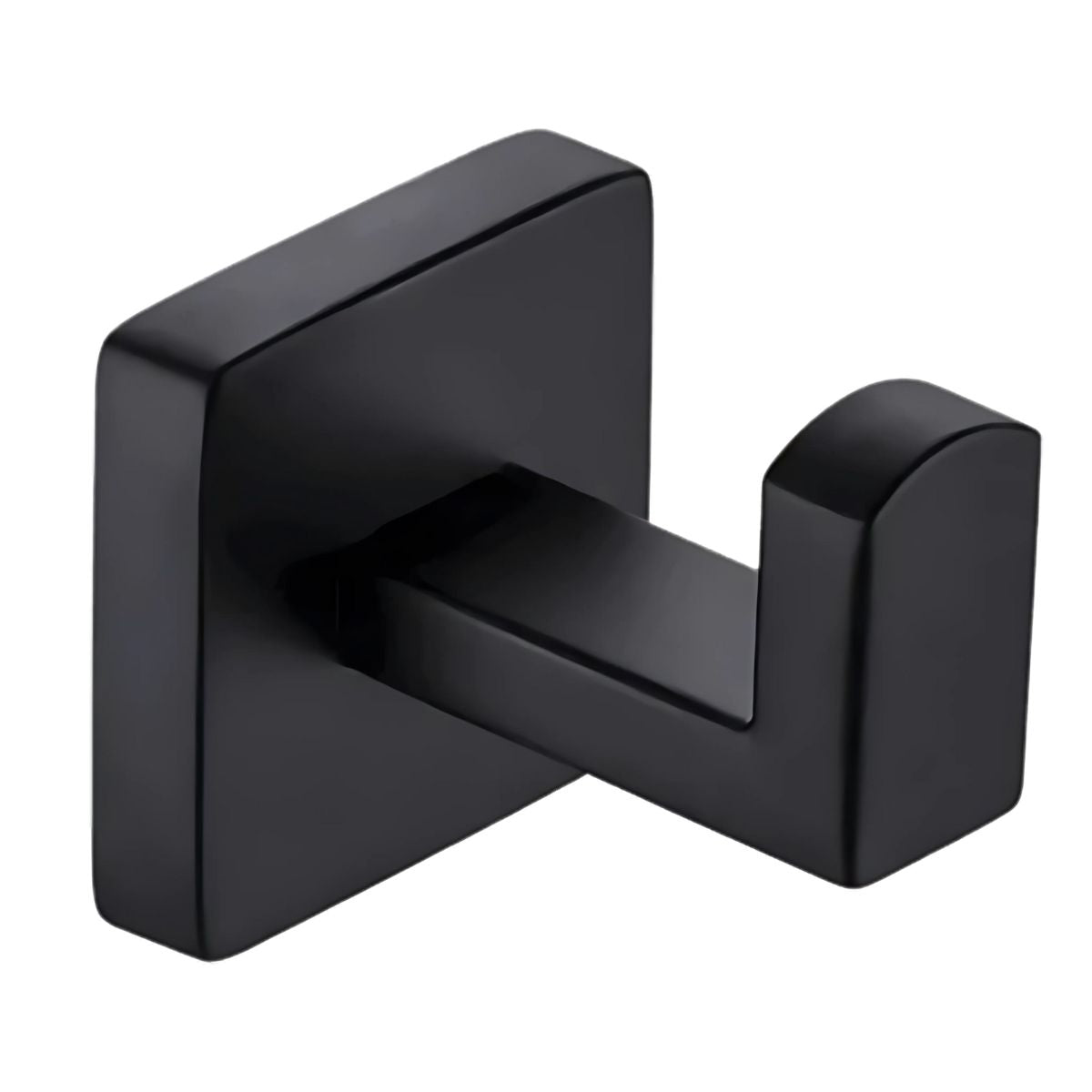 Gancho Toallero de acero inoxidable. Color negro. Gancho para bata y toalla.