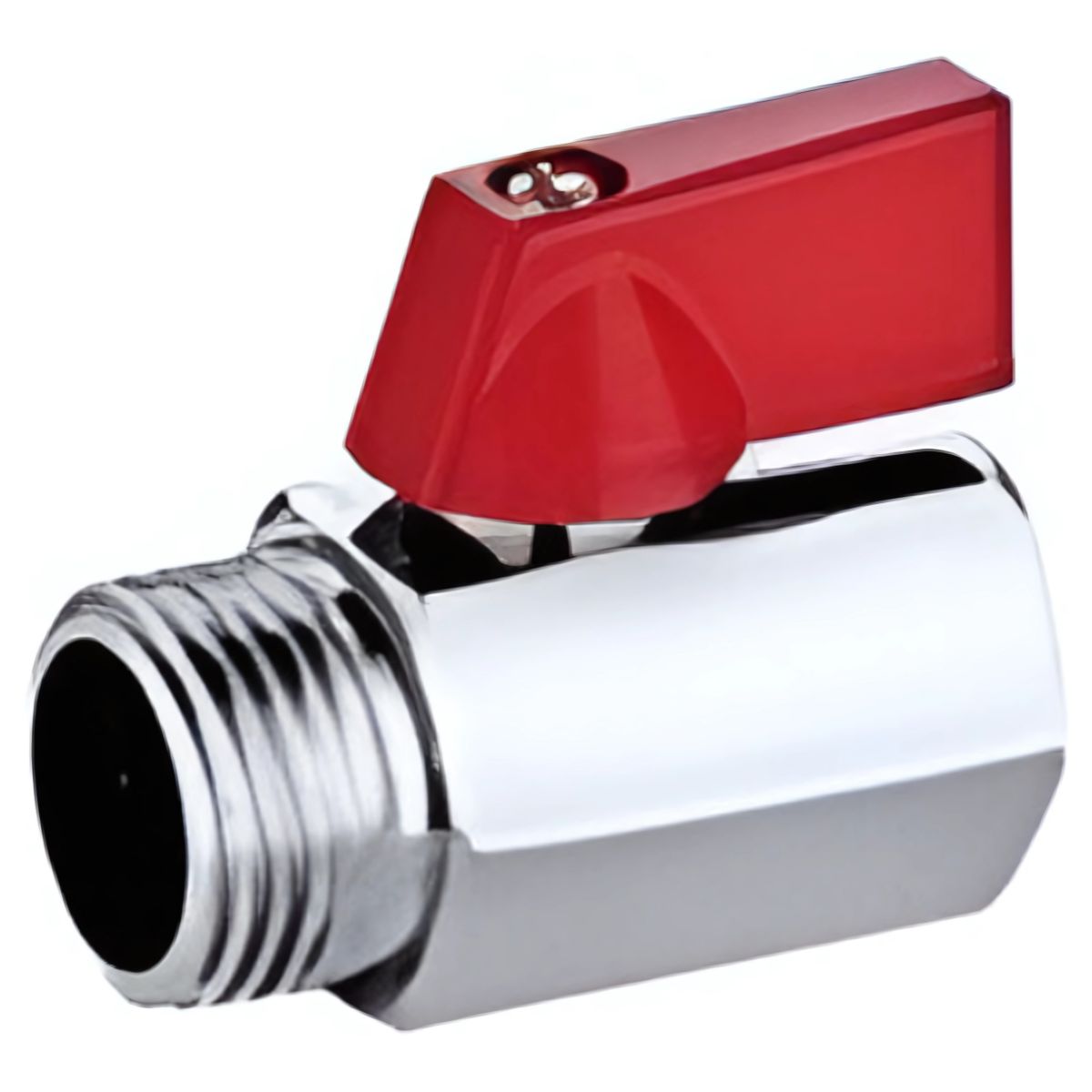 Válvula de bola 1/2". Llave de paso.