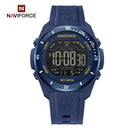 Naviforce Reloj Digital Azul, Correa de Silicona, Diámetro de 41 mm y Resistencia al Agua 5 ATM.