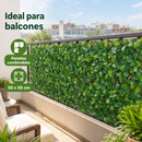 Follaje Artificial Extensible Verde Para Jardín Vertical Decorativo Con Protección UV Para Interior Y Exterior (60x180cm)