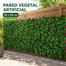 Follaje Artificial Extensible Verde Para Jardín Vertical Decorativo Con Protección UV Para Interior Y Exterior (60x180cm)
