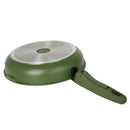 Ollas Y Sarten 17 Piezas Antiadherentes De Recubrimiento Cerámico Y Mangos Desmontables. Espesor 2.2 mm (Incluye Utensilios de Silicona) Color Verde