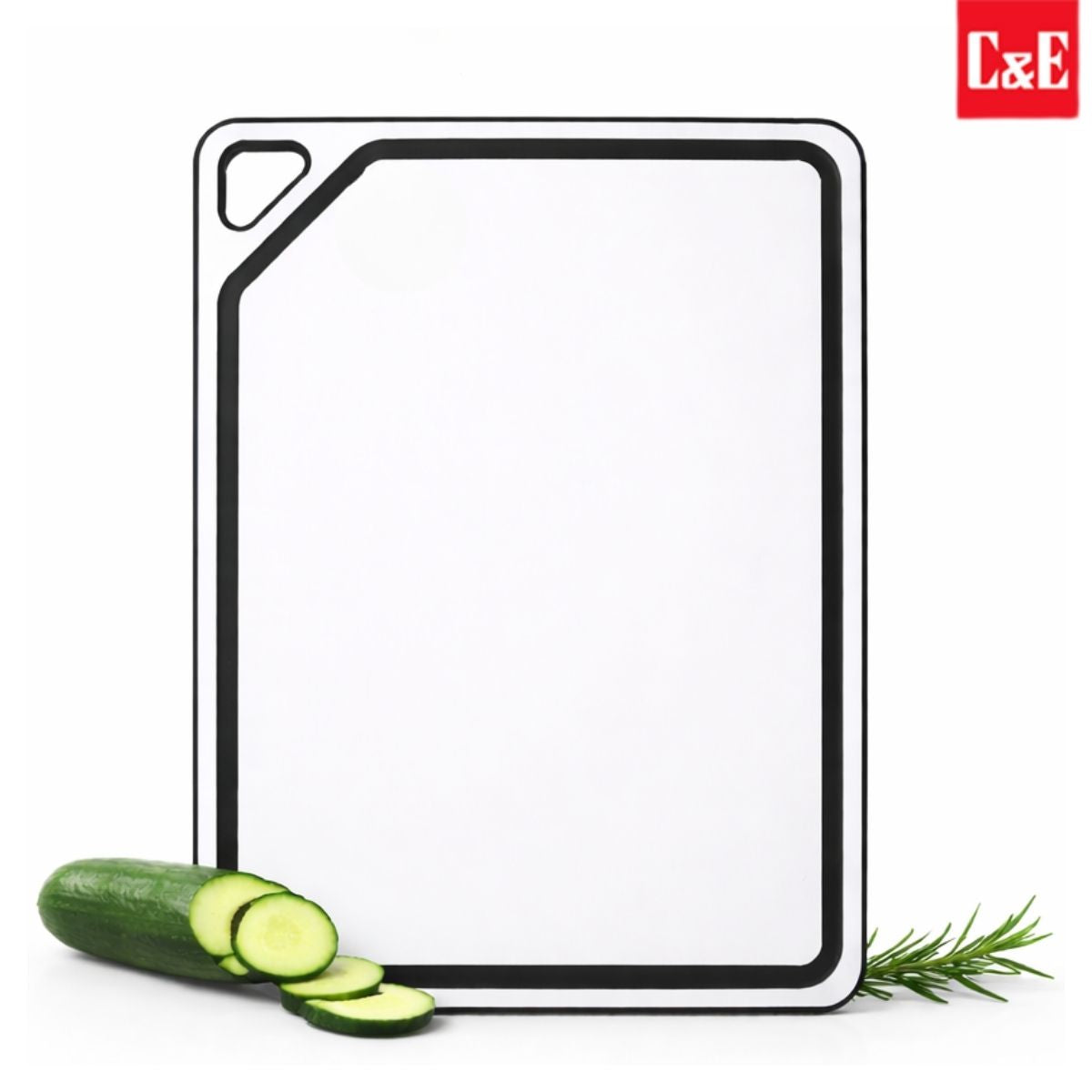 Tabla de Picar 44 x 32.5 cm, Espesor 7 mm. Tabla Antideslizante para Cocina.