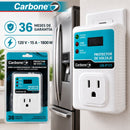 Protector De Voltaje 120V - 50/60Hz.Corriente 15A. Para Aires Acondicionados y Equipos de Refrigeración con Retardo 180Seg (3Min)