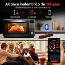 Termómetro Bluetooth para Carnes y Parrillas con Monitoreo en Tiempo Real. Con App. Ideal Para Asados