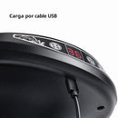 Dispensador de Agua Eléctrico Recargable USB. Color negro. Bomba de agua automática con pantalla digital para garrafón o garrafa de agua.