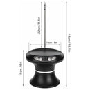 Dispensador de Agua Eléctrico Recargable USB. Color negro. Bomba de agua automática con pantalla digital para garrafón o garrafa de agua.