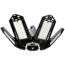 Lámpara LED Plegable Tipo Aspa para Techo E26/E27 6500K. Foco Luz Ajustable de Alta Potencia para Garaje, Taller y Almacén (230x230x92mm). 85-265V