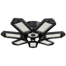 Lámpara LED Plegable Tipo Aspa para Techo E26/E27 6500K. Foco Luz Ajustable de Alta Potencia para Garaje, Taller y Almacén (230x230x92mm). 85-265V