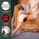 Masajeador Eléctrico para Rodilla con Calor Infrarrojo, Vibración 360° y USB Recargable