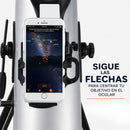 Telescopio Astronómico celestron 22452  SSE LT114AZ 114mm con Localización Automática por App, 1000mm Alta Potencia, Trípode Ajustable y Soporte Celular con APP  StarSense