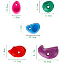 Piedras para Escalar Infantil 20 Piezas de prensas con Tornillos M10 y Llave Allen. Agarraderas para Muro de Escalada Niños Interior Exterior. Multicolor