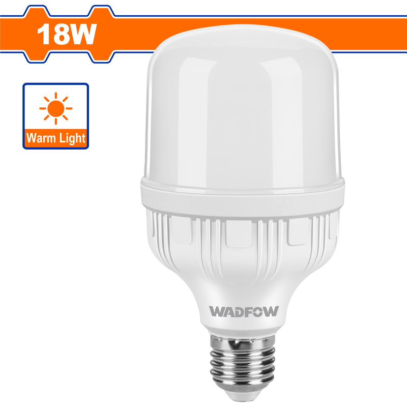 Bombillo LED Tipo T 18W 3000K 110-240V~50/60Hz. Luz Cálida. 25000 horas. 1650 Lumens. Base E27.