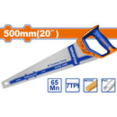 Serrucho de Mano de 20"(500mm) Espesor: 0.9mm. 7TPI. Tratamiento térmico. Corta madera y PVC