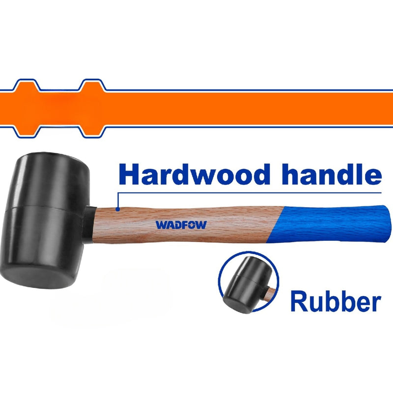 Martillos de goma. Mango de Madera Dura.