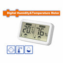 Medidor digital de humedad y temperatura. Temperatura ambiente: -10℃~60℃ Humedad ambiente: 0~100% Función batería baja.