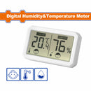 Medidor digital de humedad y temperatura. Temperatura ambiente: -10℃~60℃ Humedad ambiente: 0~100% Función batería baja.