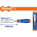 Cincel de madera 25mm (1") Mango ergonómico. Acero al carbono. Long.140mm