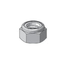 (caja 100) tuerca de seguridad inoxidable 6-32 nylon locknut waxed 18-8.