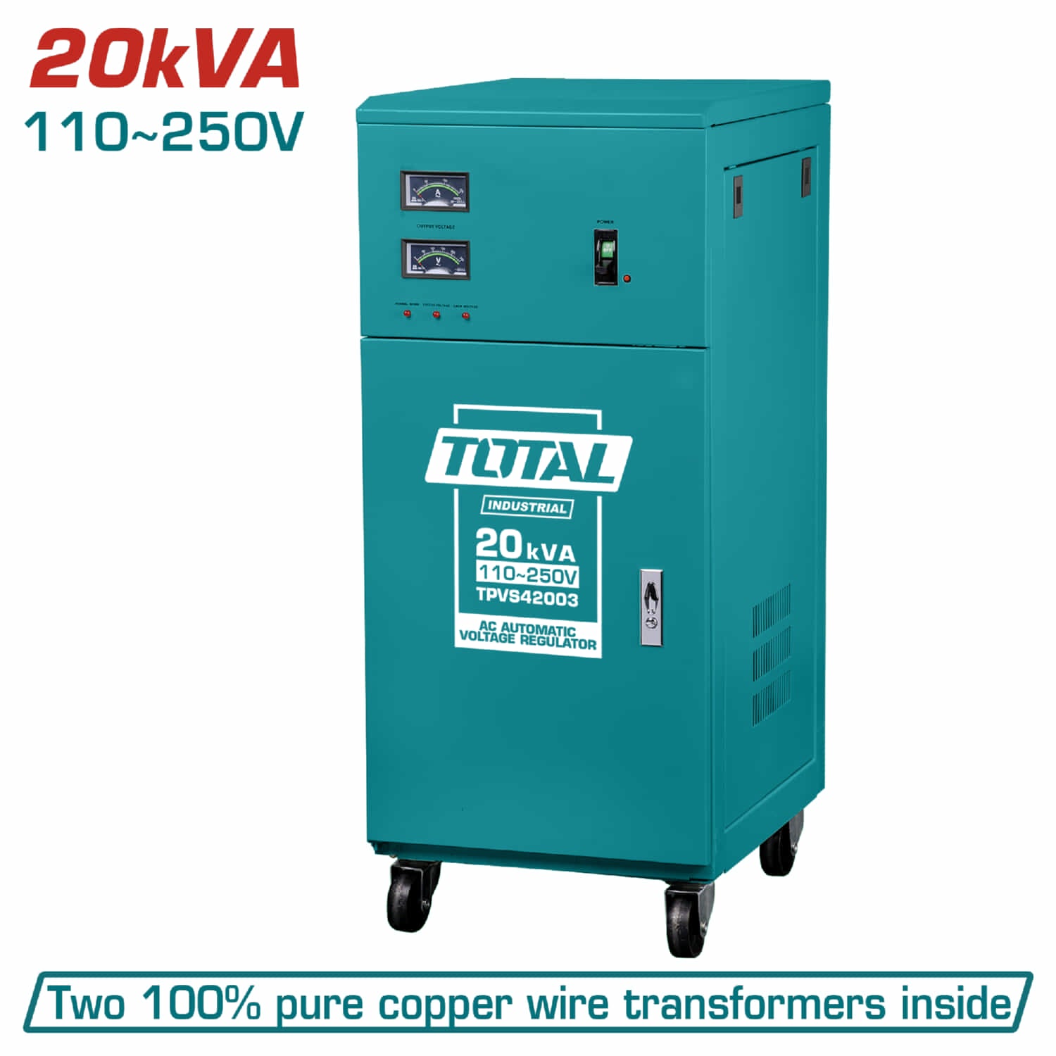 Protector de voltaje AC de 20KVA voltaje :110~250V.