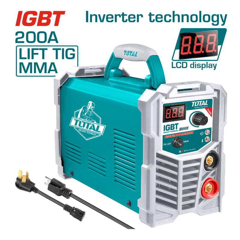 Maquina de soldar 200 Amp inverter 60% 110V-220V. Heavy Duty