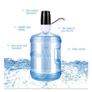 Dispensador de agua electrico, recargable por USB, para Garrafon