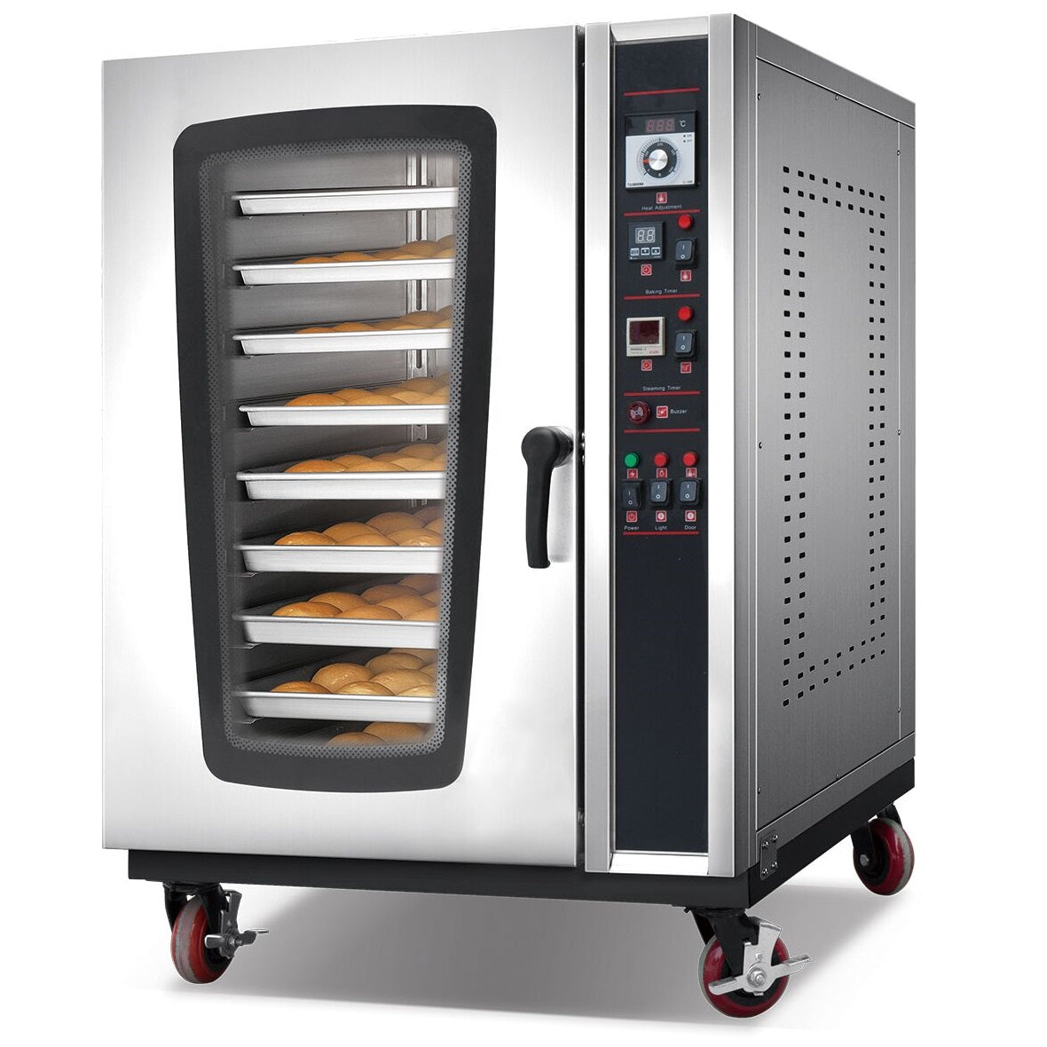 Horno de conveccion a gas 905*1450*1280mm 8 bandejas para panaderia