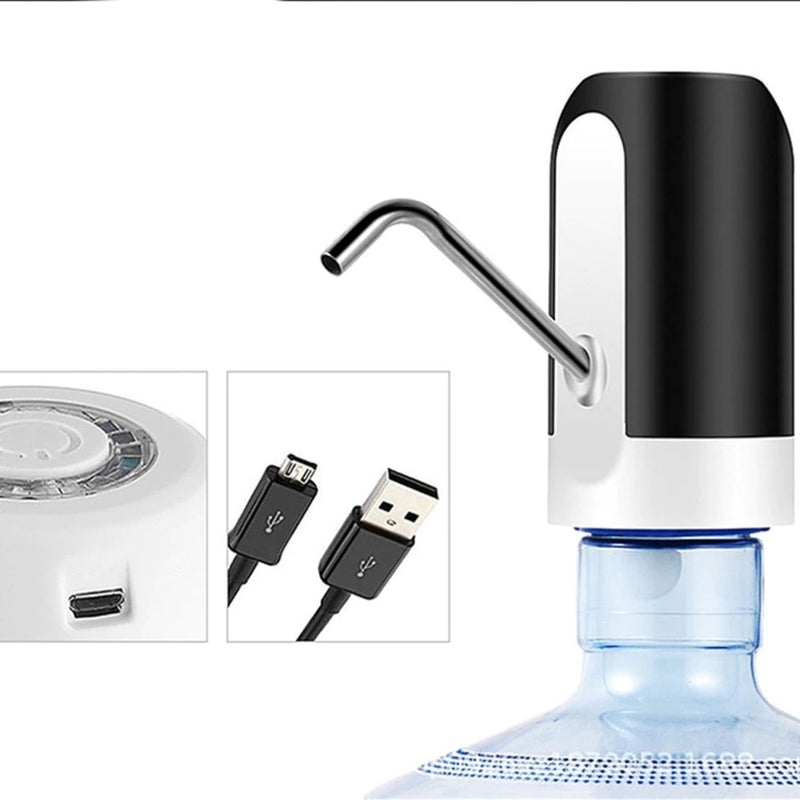 Dispensador de agua electrico, recargable por USB, para Garrafon