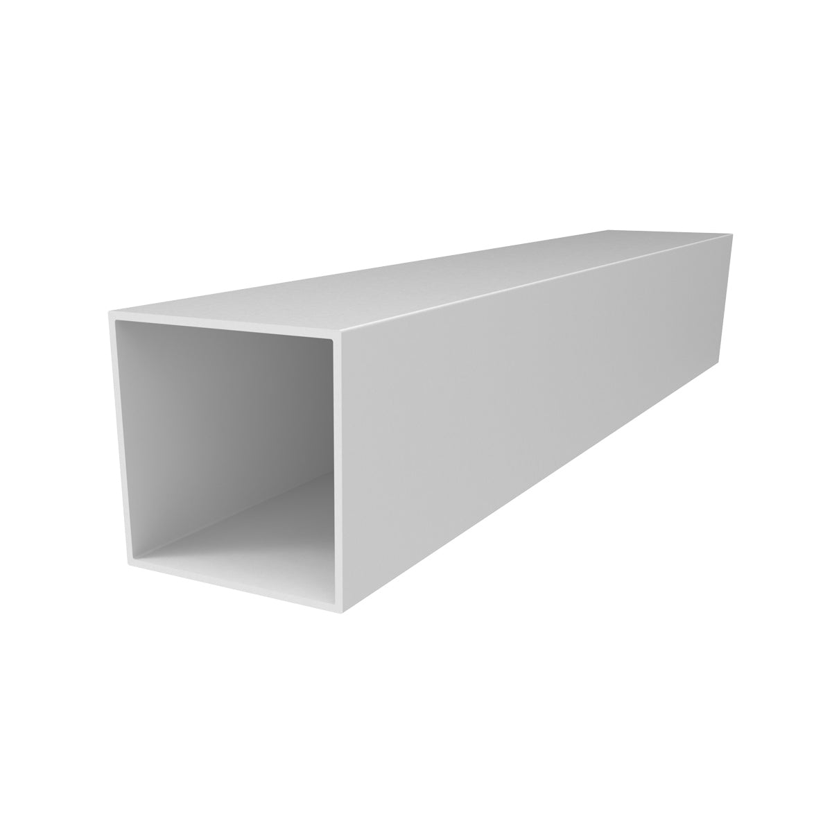 TC-3 Tubo Cuadrado  2" x 2"  Espesor 1.6 mm. Largo 5.85 mts. Acabado Lacado Blanco.