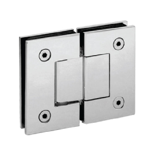 BISAGRA VIDRIO 180º BRILLANTE. ALTA CALIDAD. 10 AÑOS DE GARANTIA.