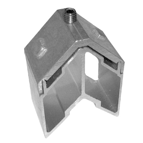 Escuadra de teton fijo de 37x36mm para hoja y marco de apertura exterior e interior de Puerta.