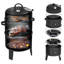 Barbacoa ahumadora cilindrica portatil parrillera