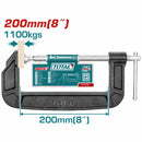 Abrazaderas G de 8''.