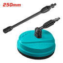 Cepillo de Patio Circular para Pistola de Hidrolavadora de 250 mm.Material: PP y PA66 + 30GF.