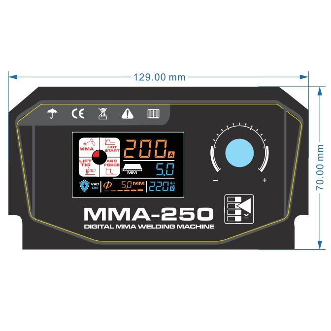 Maquina de soldar 250 Amperios 110/220V