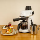 Cafetera de 0.24lts ( 4 tazas espresso) 800W. Presión 3.5 bars