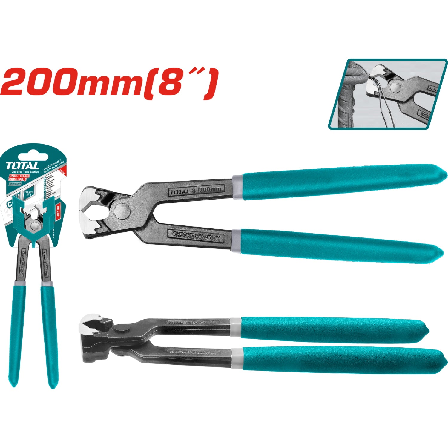 Alicates de conejo 8"/200mm Cr-V.