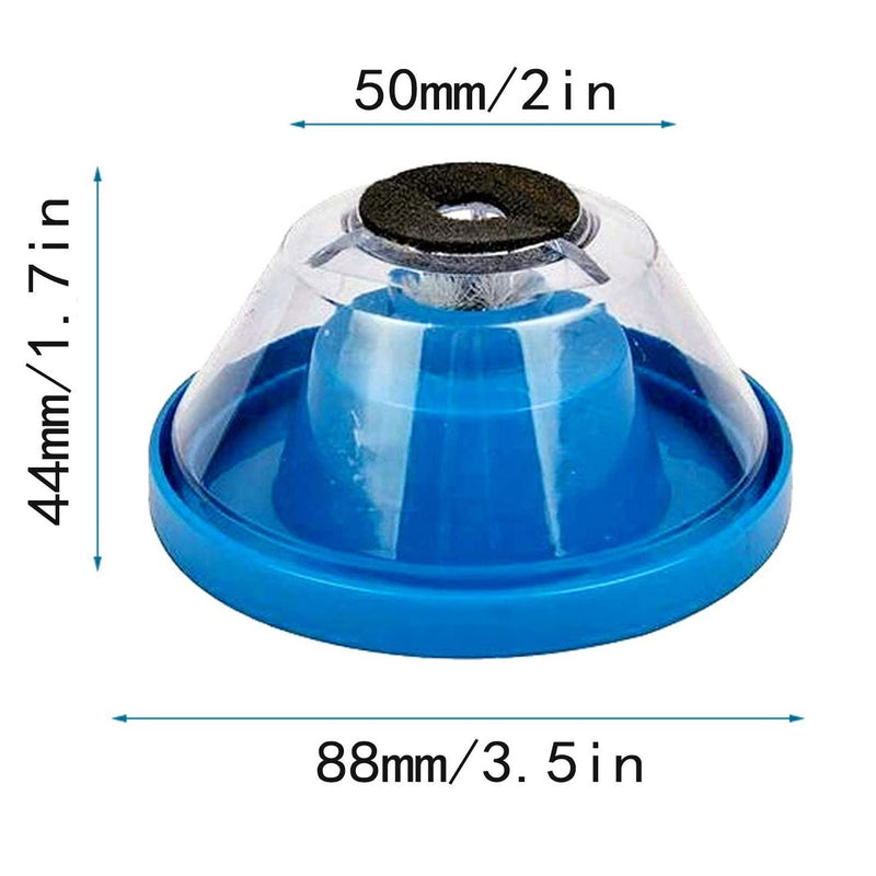 Recolector de polvo para brocas taladros. Evita que el polvo caiga al taladrar