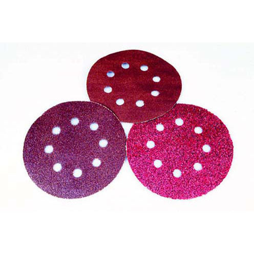 Disco De Lija Lijadora Orbital Con Agujeros (Velcro), 5 Piezas, P120 (125 Mm 5")