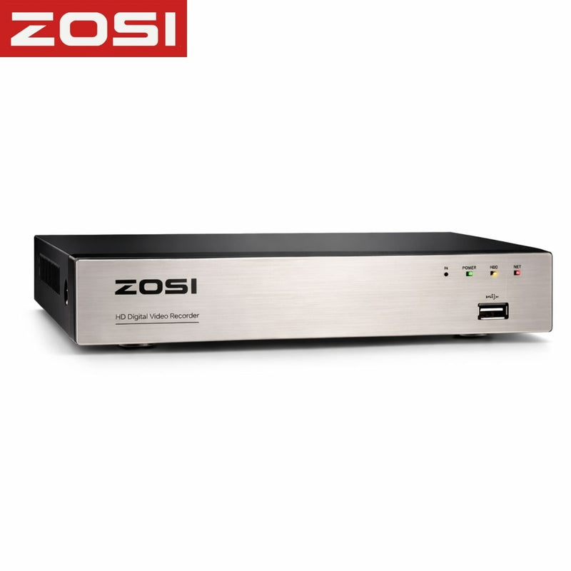 DVR 8 Canales 5MP H.265+ Híbrido con Salida HDMI y VGA. Servidor de Videovigilancia Compatible TVI AHD CVI CVBS. Soporta Disco Duro hasta 8TB