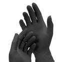 Guantes De Nitrilo De 9Mil, Color Negro, Talla L Adenna