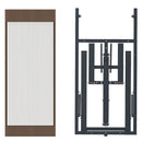 Mesa Plegable De Pared Con Soporte Hidráulico. Escritorio Retráctil Práctico y Resistente Para Espacios Reducidos. Desayunador Abatible.