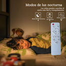 Lampara LED de Techo 24W 30 cm Cuadrado con Retroiluminación RGB, Panel de Luz Regulable 3000K–6500K, 3200 Lúmenes con Control Remoto.