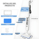 Limpiador pisos a Vapor. Trapeador a Vapor para Pisos y Alfombras. Limpiador a Vapor Multifuncional 400ml.