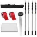 Barrera Antipolvo para Remodelación. Barrera de Plástico Transparente con Cierre. Protector de Ambientes para Construcción y Pintura.