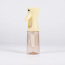 Botella spray con Atomizador Plástico 300ml. Pulverizador Transparente Amarillo. Spray Rociador De Líquidos. Envase Aspersor. (Unidad)