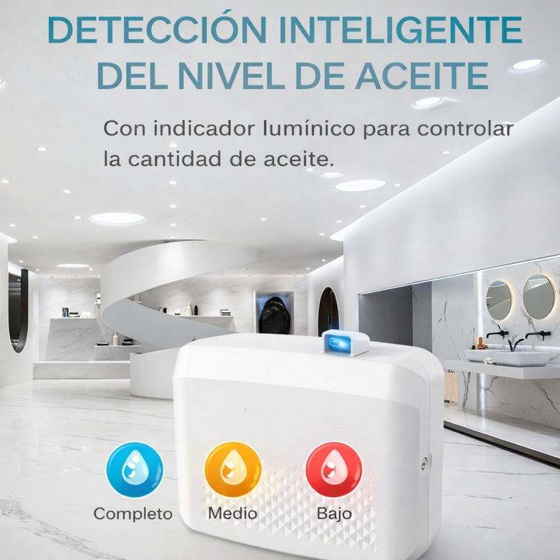 Difusor de Aromas Profesional 800 ml con Bluetooth y Conexión HVAC. Aromatizador Inteligente para Hogar, Oficina y Espacios Comerciales. Ambientador. Aromaterapia.