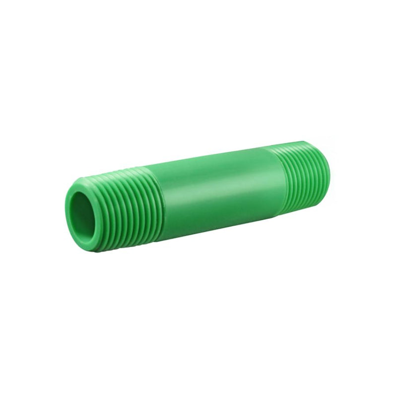 Niple de PPR 1/2" NPT x 2 1/2" verde
